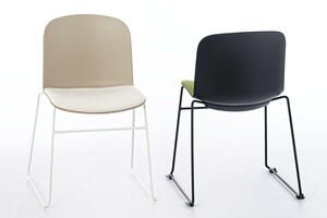 Das Sitzpolster gibt es in verschiedenen Farben